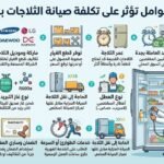 10 عوامل تؤثر على تكلفة صيانة الثلاجات بجدة